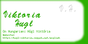 viktoria hugl business card